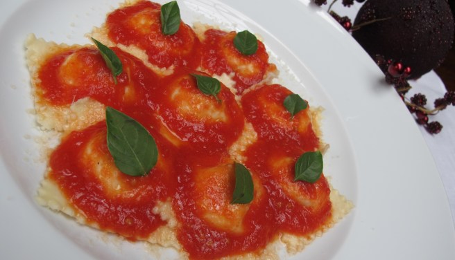 Ravioli de ricota e limão siciliano do Fasano - SP