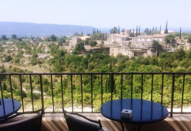 Provence - Vista do hotel La Bastide de Gordes